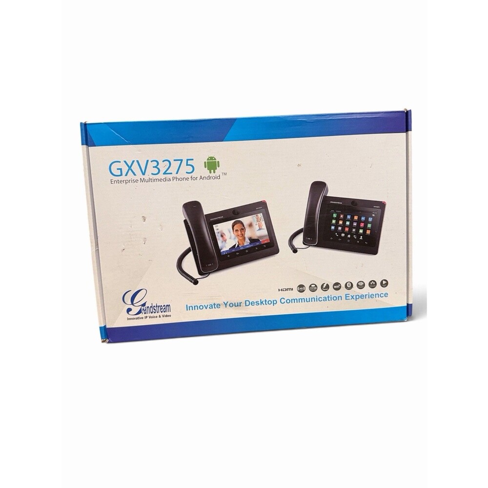 Grandstream GXV3275 IP Multimedia Touchscreen Android Phone - WiFi / LAN Phone